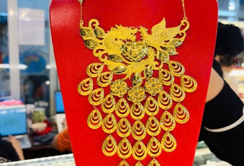 5 Mẫu Dây Chuyền Cưới Phượng Hoàng Nổi Bật Tại Kim Tín 2 Cần Thơ
