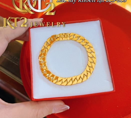 Lắc Khoen Lật 2 Chỉ 3 