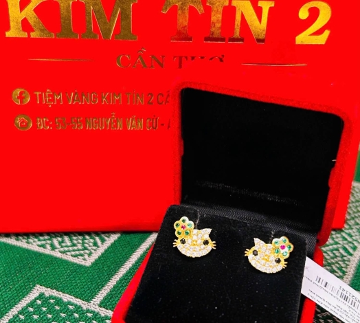 Bông Kiểu Hello Kitty Đích Đẩy 4 Phân 6