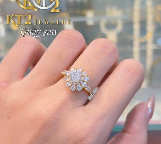 Nhẫn Bông Kiểu 1 Chỉ 4 