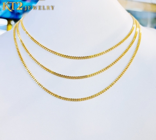 Dây Chuyền Bi Lưới Đôi vàng 610