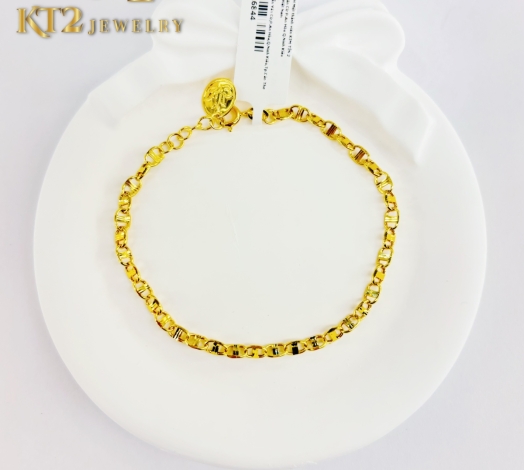 Lắc Khoen Lật Tròn Xinh Nhẹ Vàng 610