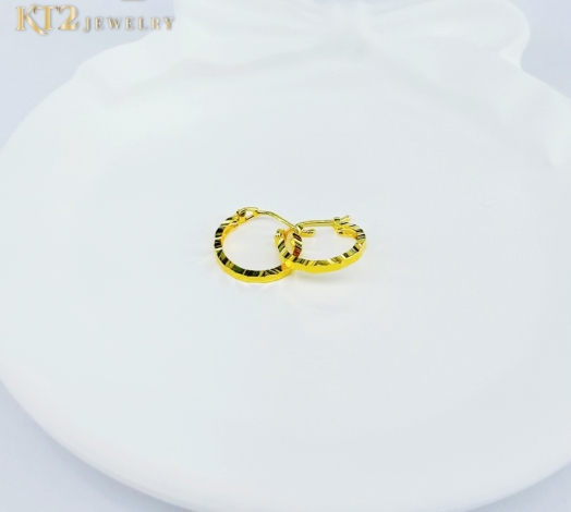 Bông Tai Khoen Tròn Form Vuông 2 phân cho bé gái Bông Tai Khoen Tròn Form Vuông 2 phân cho bé gái