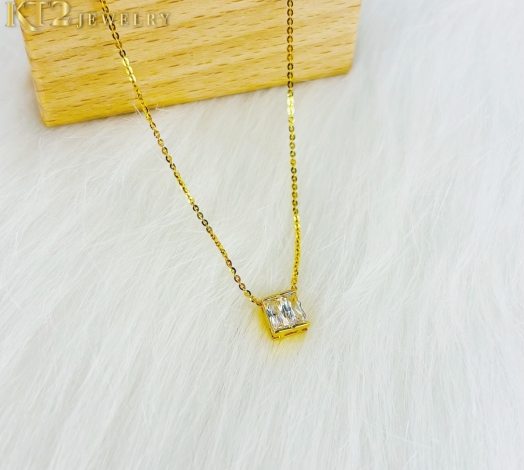 Dây mặt baguette 5p vàng 610