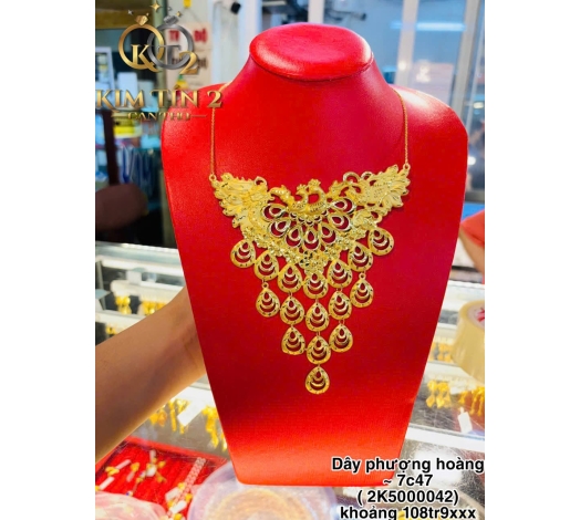 Dây Chuyền Cưới Phượng Hoàng 7 Chỉ 47