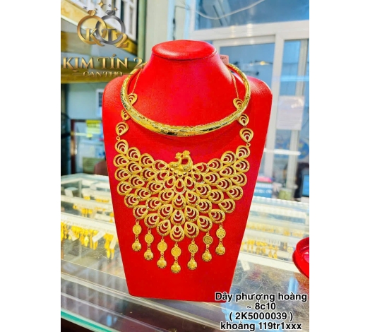 Dây Chuyền Cưới Phượng Hoàng 8 Chỉ 10