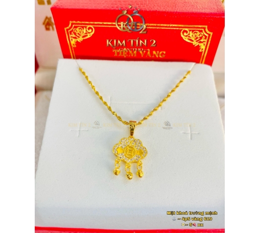 Mặt Dây Khóa Trường Mệnh 4 Phân 5
