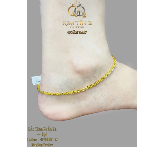 Lắc Chân Xoắn Lá 8 Phân 1 