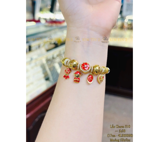 Vòng Charm Thần Tài 610 5 Chỉ 2