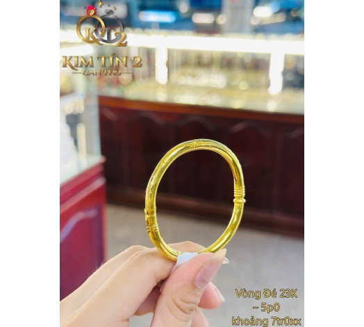 Vòng Đé Cưới 23K 5 Phân