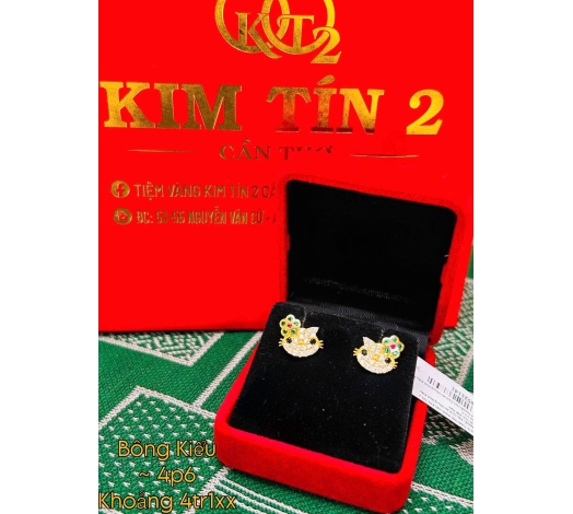 Bông Kiểu Hello Kitty Đích Đẩy 4 Phân 6