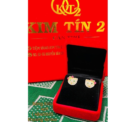 Bông Kiểu Hello Kitty Đích Đẩy 4 Phân 9
