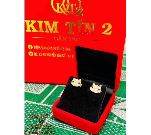 Bông Kiểu Hello Kitty Đích Đẩy 5 Phân 1