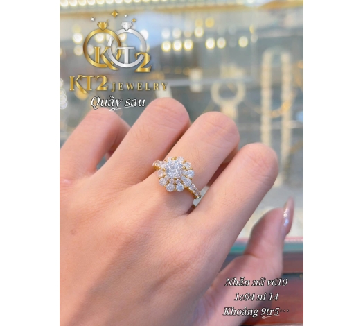 Nhẫn Bông Kiểu 1 Chỉ 4 