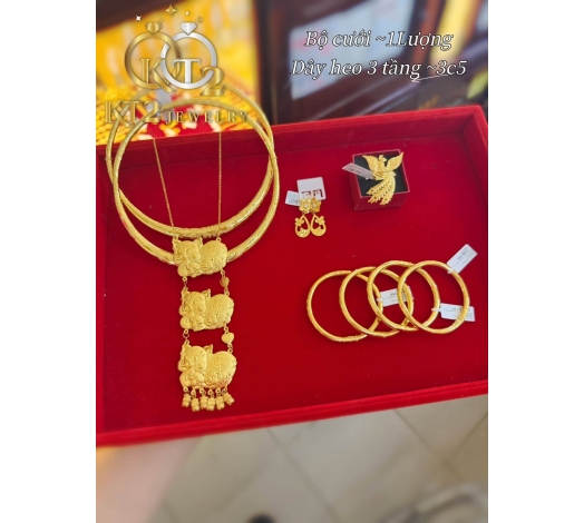 Set Cưới Heo Vàng 1 Lượng 