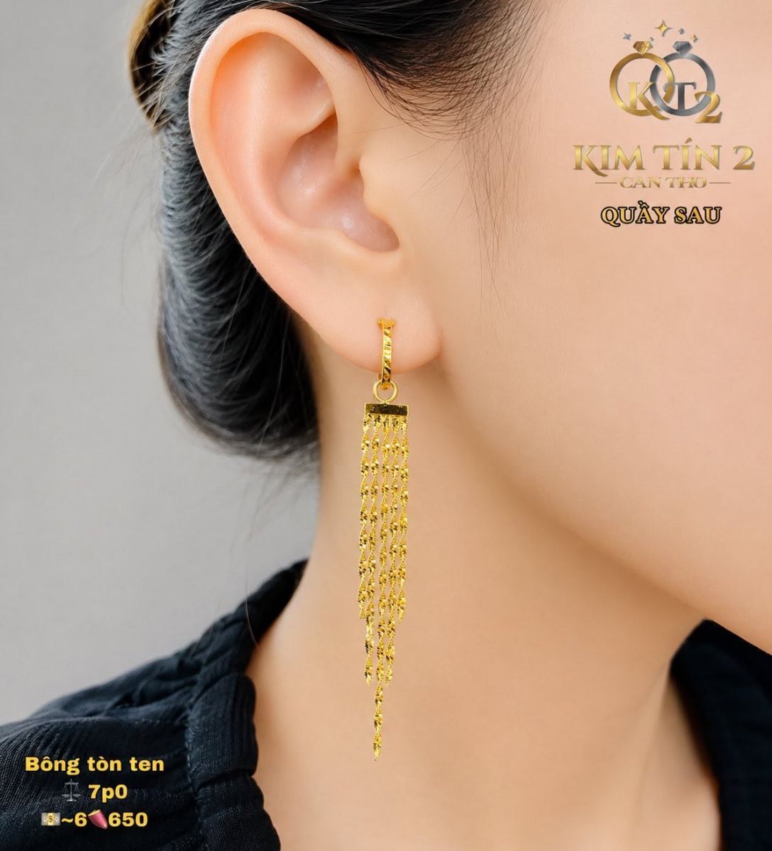 Bông Tòn Ten Dây Kiểu - 7P 